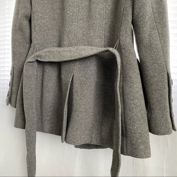 Calvin Klein Gray Wool Peacoat - Picture 9 of 12